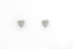 Sara Petite Diamonds Studs on 925 Silver