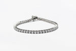 White Gold Single Line 11 Cents Bracelet