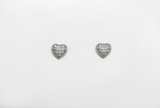 Elevated Heart Illary Pendant Set With Chain