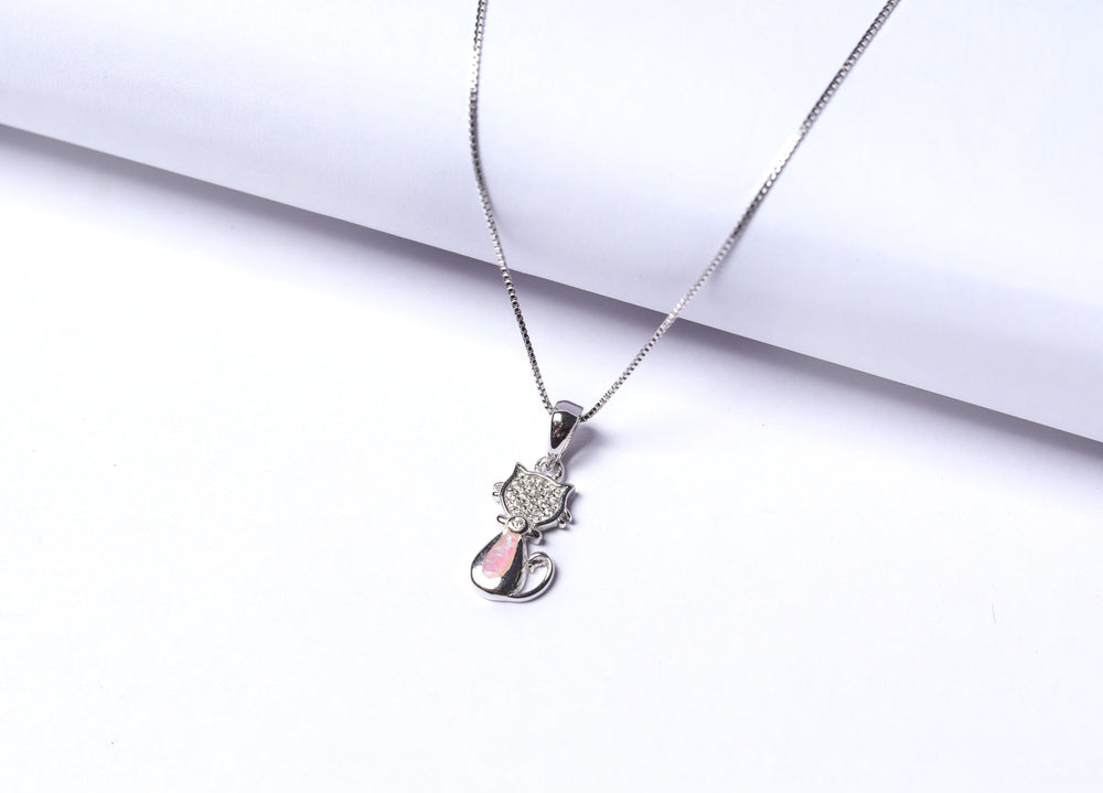 Kids Silver Pendant with Chain