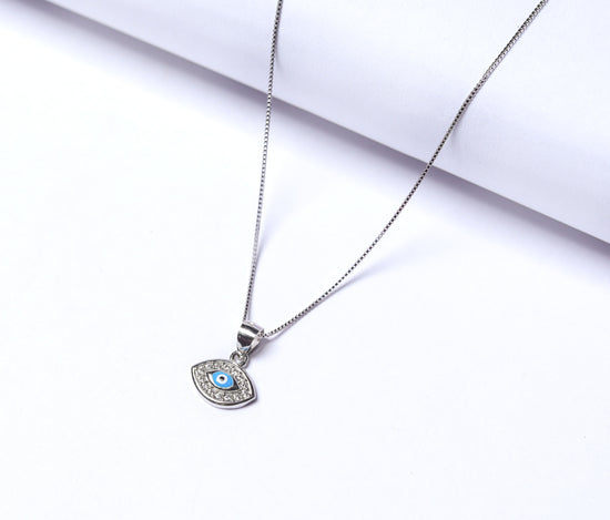 Kids Evil Eye Pendant with Chain