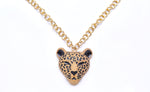 The Gold Plated Hand Carved Leo Necklace