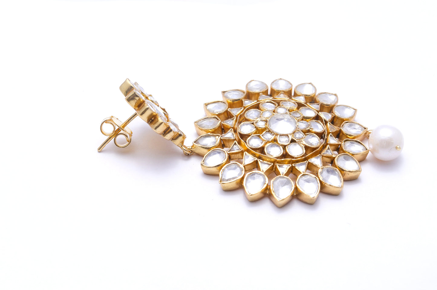 ChaandSitaara Polki Bali Pure 925 Silver