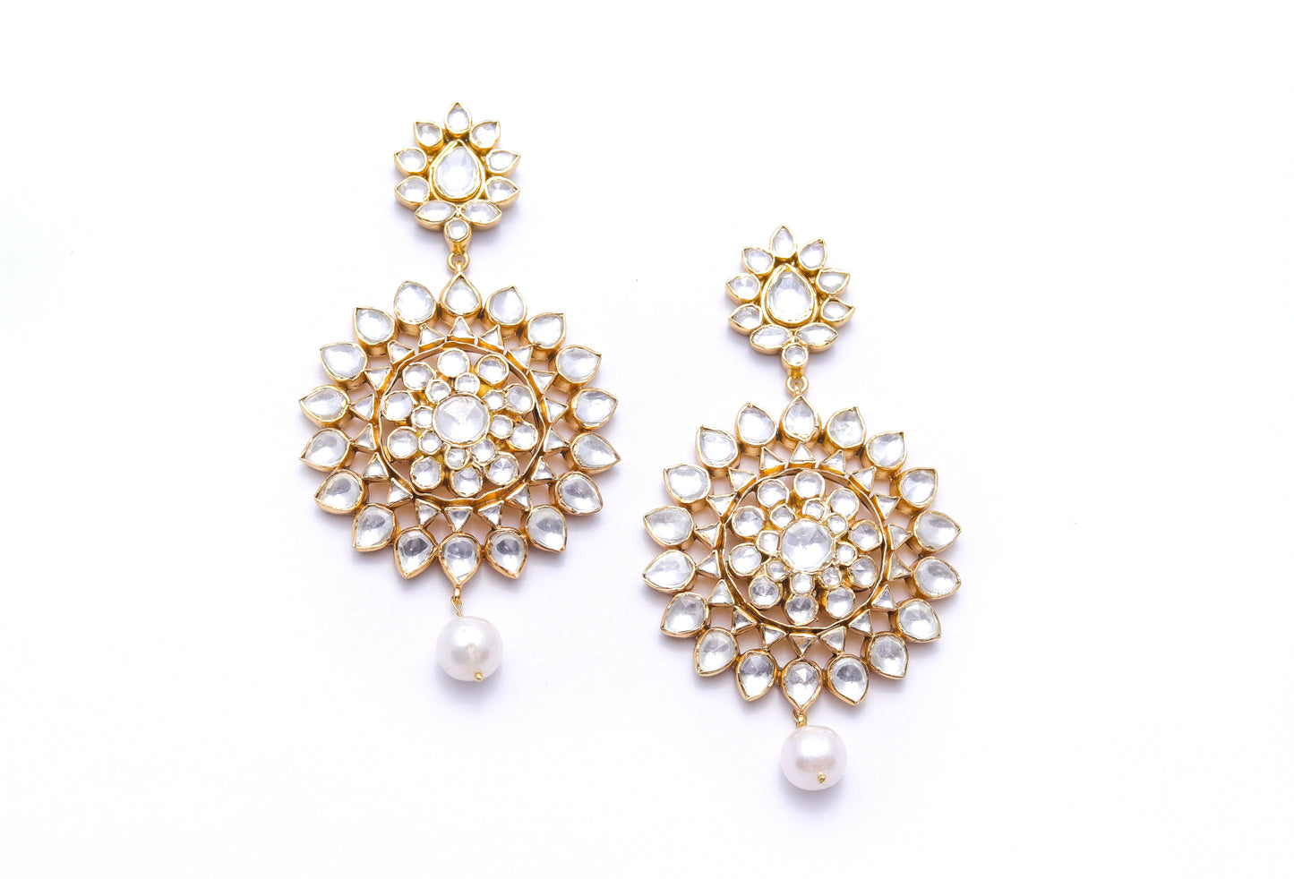 ChaandSitaara Polki Bali Pure 925 Silver