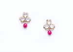 Ramyasi Polki Earrings - Pure 925 Silver