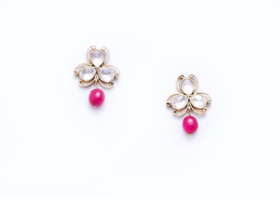 Ramyasi Polki Earrings - Pure 925 Silver