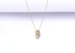 Rainbow Pendant in Gold Finish