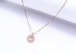 Rose Gold Pendant With Chain