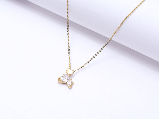 Gold Finish Pendant with Chain