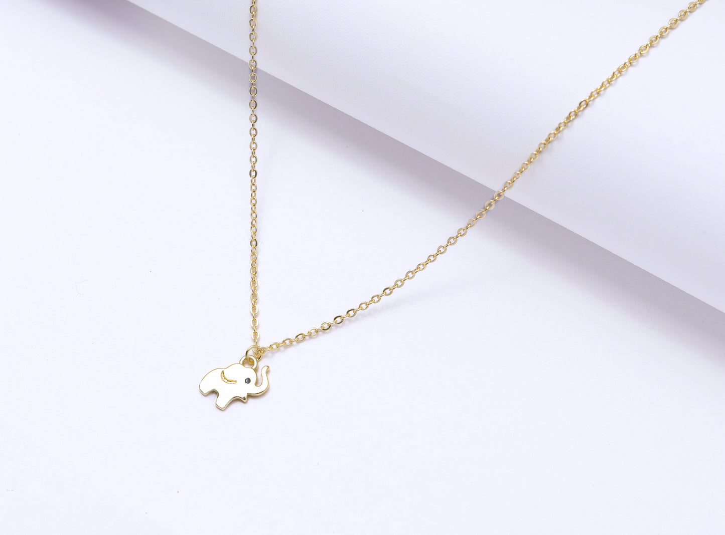 Gold Finish Pendant With Chain