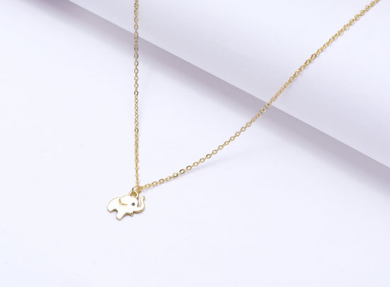 Gold Finish Pendant With Chain