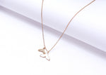 Rose Gold Pendant with chain