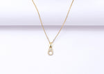 Gold Finish Diamond Studded Zippier Pendant With Chain