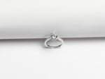 Sahoma Solitaire Ring on Pure 925 Silver