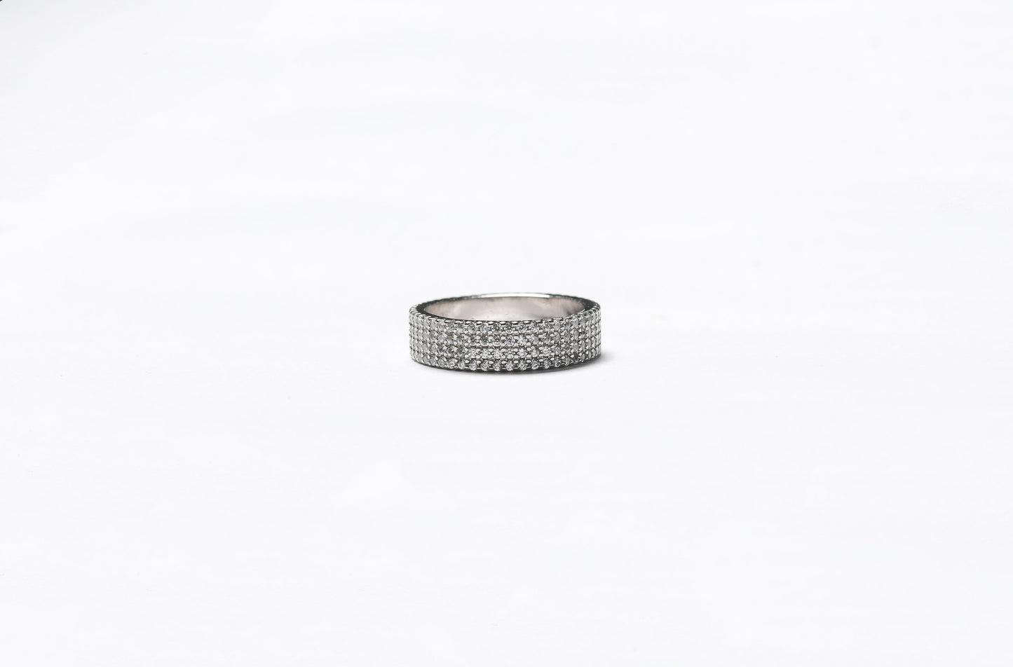 Senobar Senobar Diamond Band Ring on Pure 925 Silver. – Twenty One Jewels