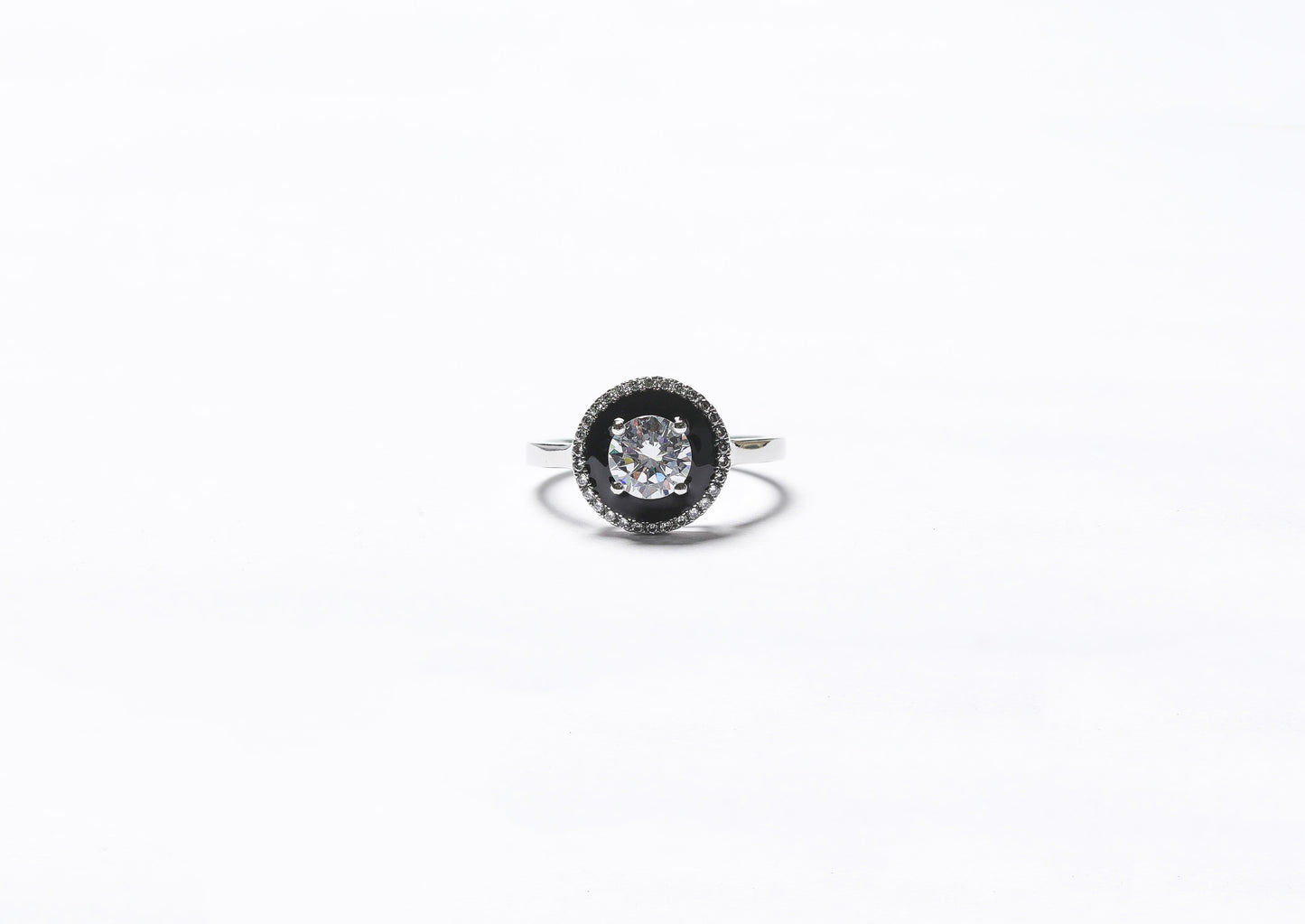 Black Beauty Reysa Solitaire Ring