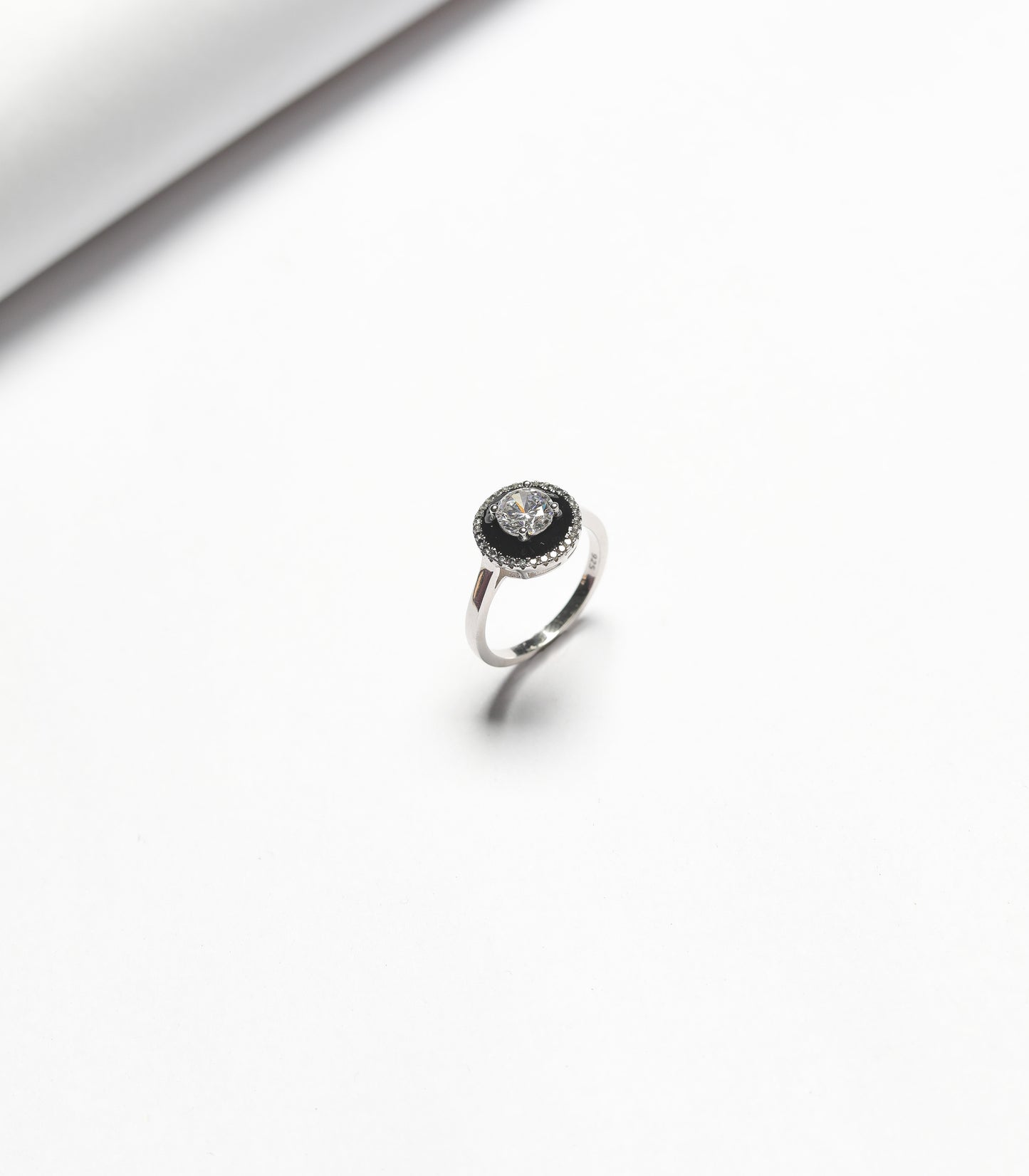 Black Beauty Reysa Solitaire Ring