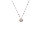 Yellow Gold Finish Pendant with Chain