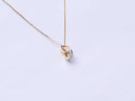 Gold Finish Pendant with Chain