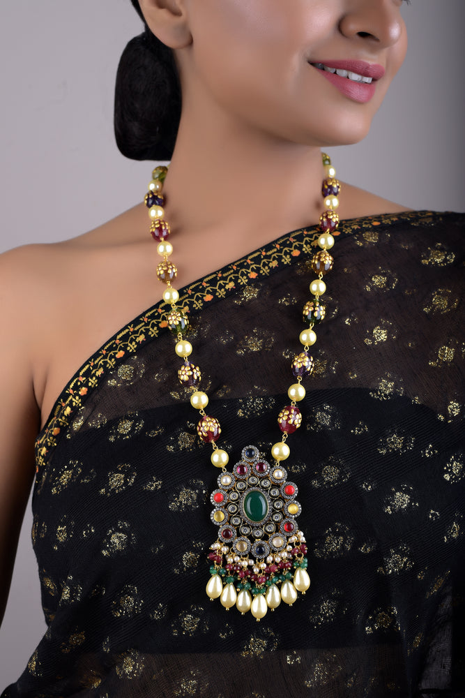 Navratna Devi Behroze Haar Set