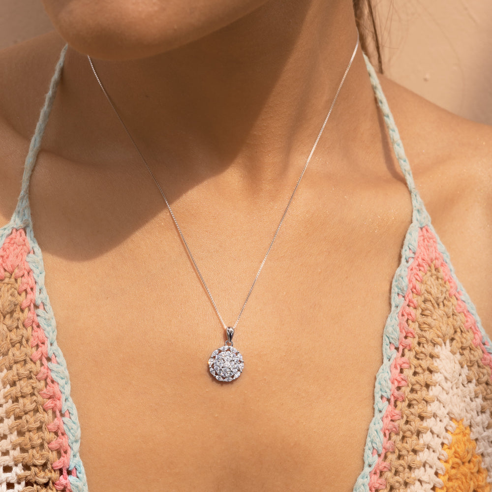 Silver Pendant With Chain