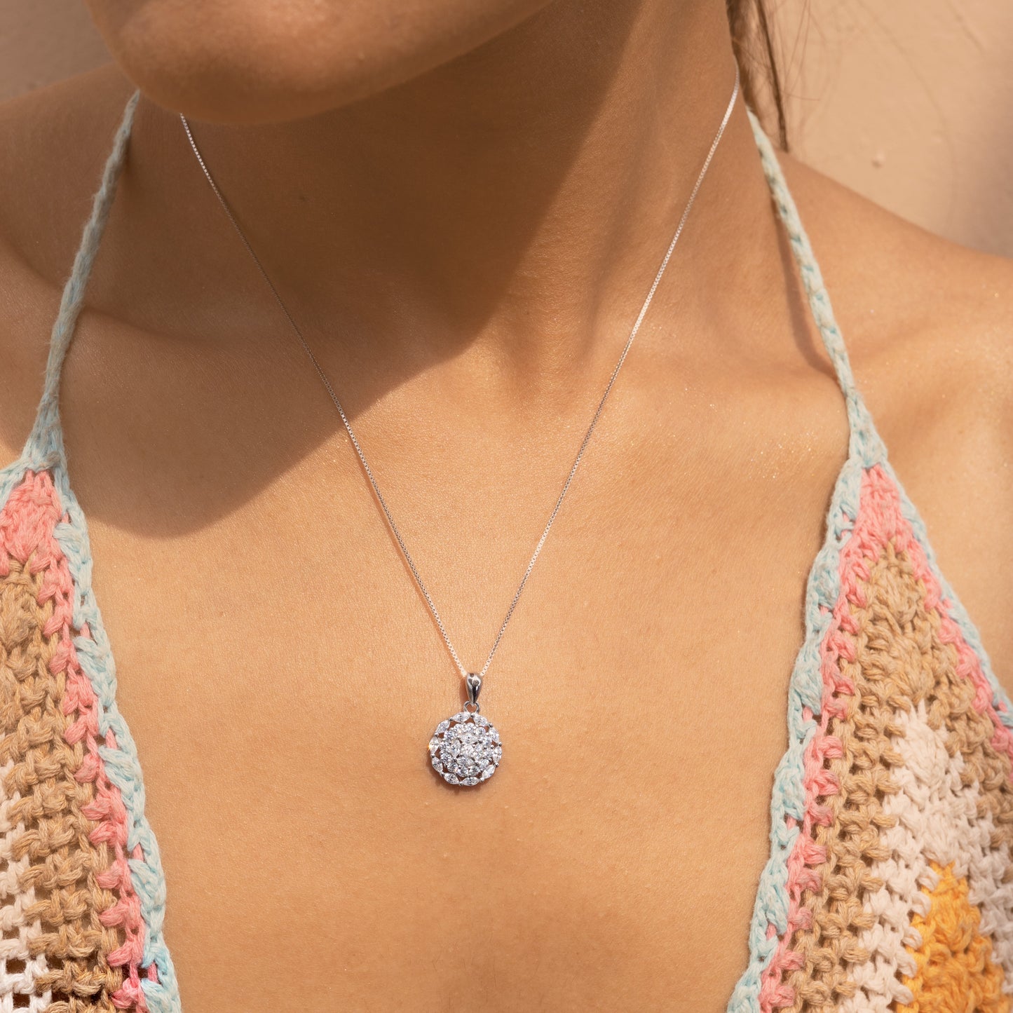 Silver Pendant With Chain