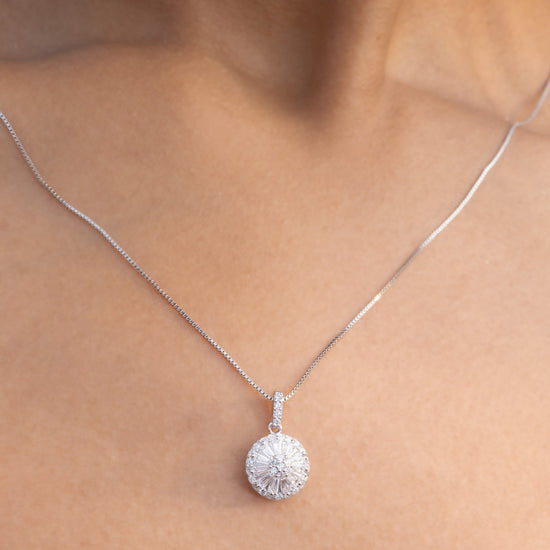  Baguette Diamond Pendant