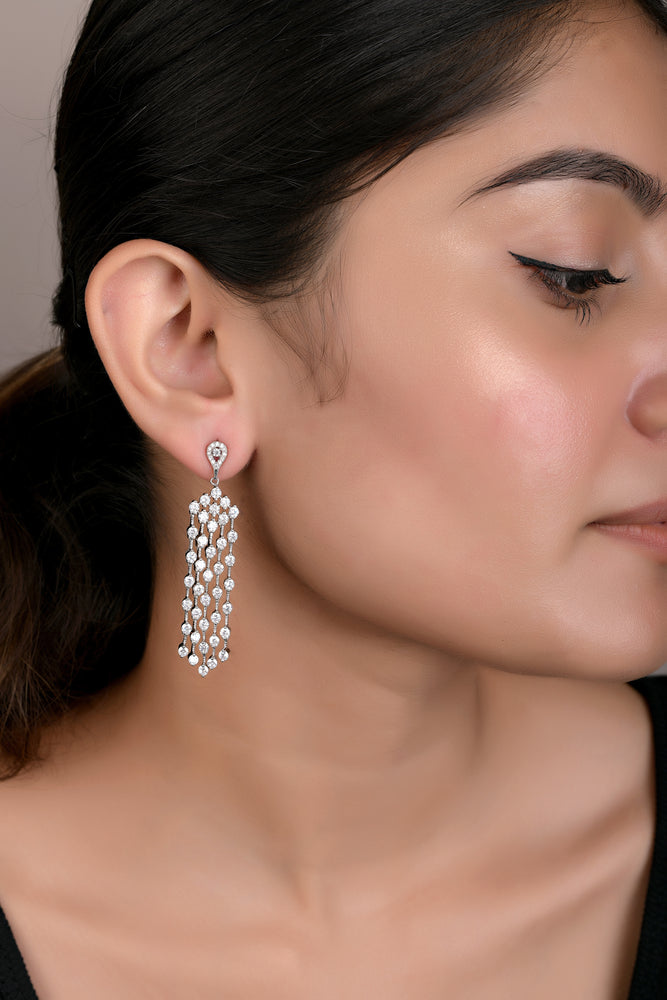 Bella Diamond Chandeliar Earrings