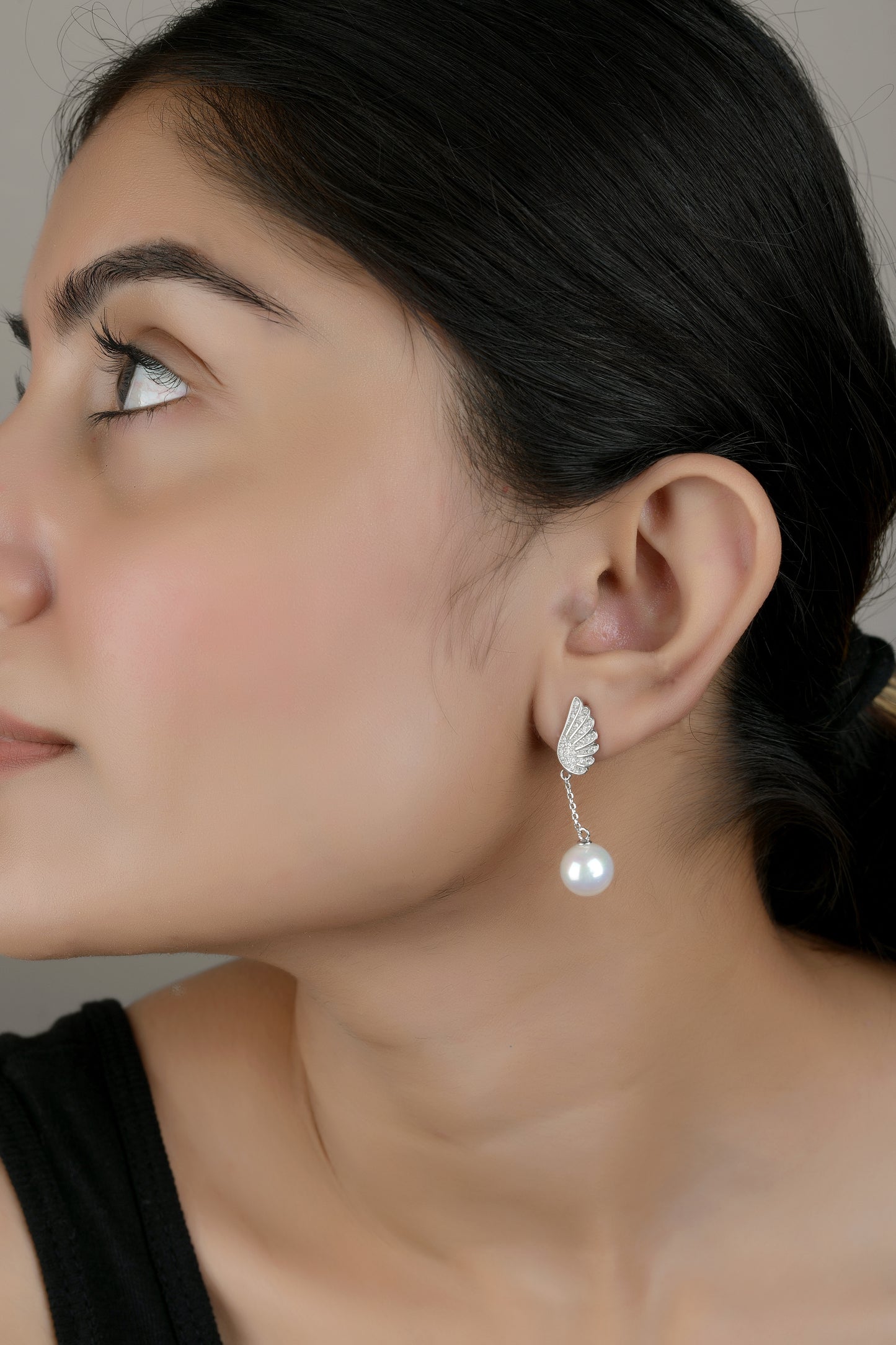 The Mismatch Fresh Water Pearl Earrings on Pure 925 Silver