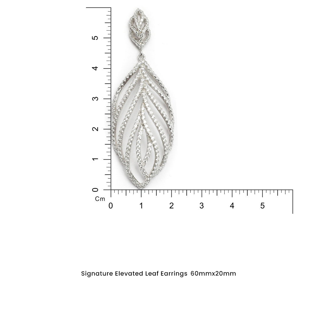 Signature Elevated Leaf Earrings