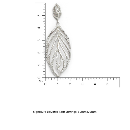 Signature Elevated Leaf Earrings