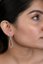 Diamond  Long Earring