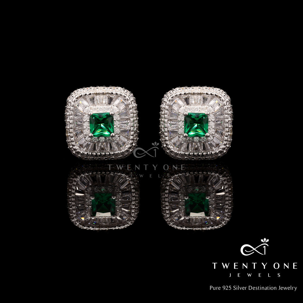 Emerald Studs