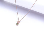 Rose Gold Rose Flower Pendant