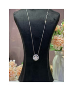 2 Carat Solitaire Classic Halo Pendant With Chain