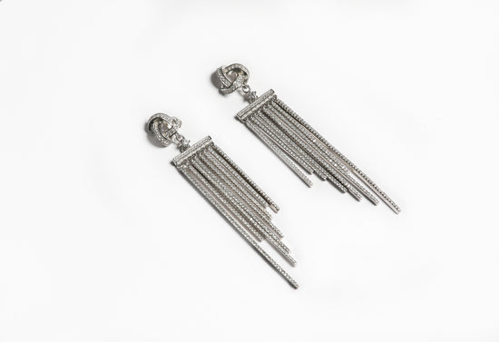 Silver Long Earring