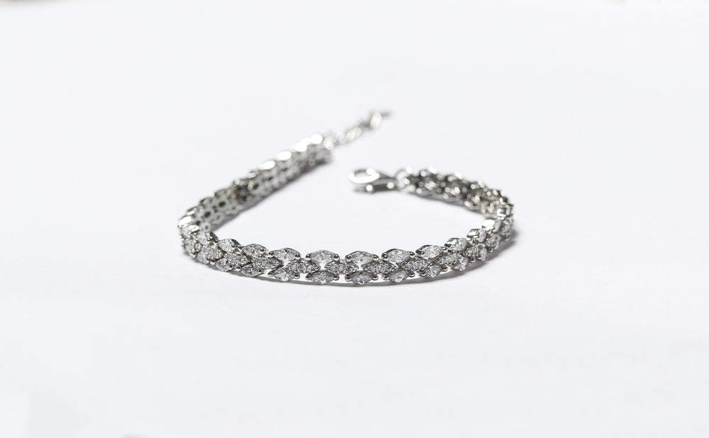 Silver Diamond Bracelet