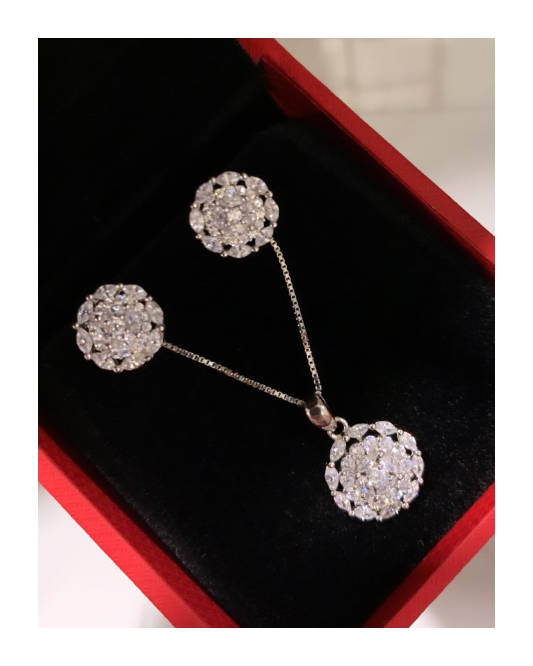Silver Pendant Set