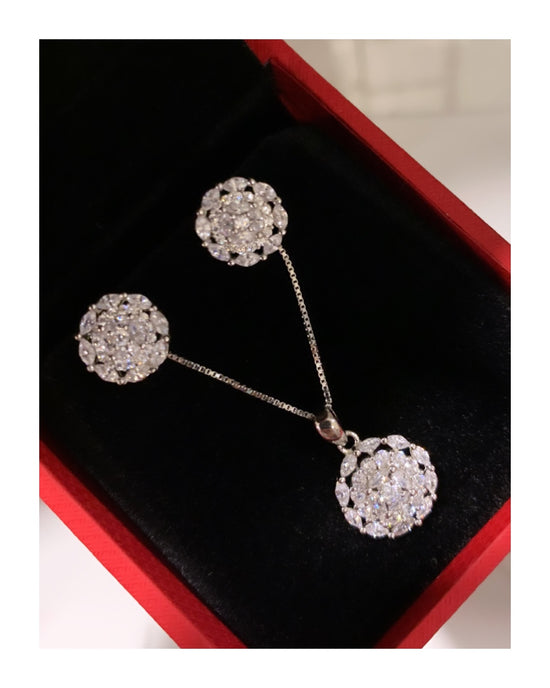 Silver Pendant Set